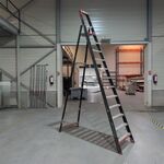 Werktrap Altrex, 11 treeds met bordes